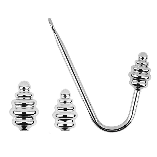 Ribbed Set 8826 Anal Hook Screw-in GreatBenefit 1006